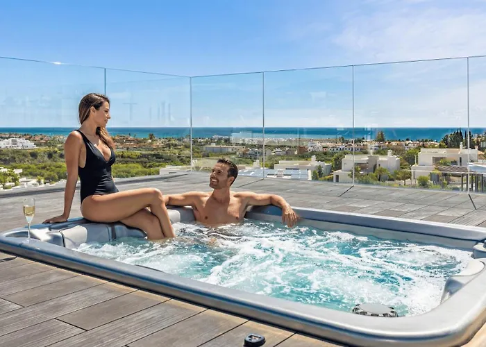 Vacation Marbella I Martinica, Turquoise Heated Pool, Rooftop Hot Tub With Sea View, Cine Room, 5 Min To The *